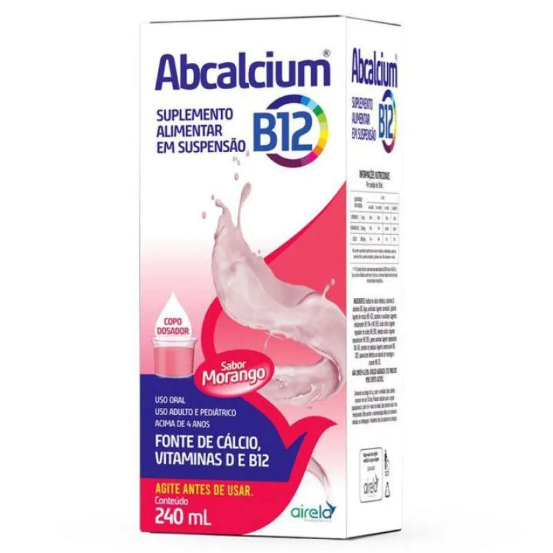 ABCALCIUM B12 AIRELA SUSPENSAO 240ML
