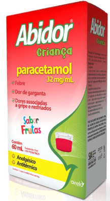 ABIDOR CRIANCA (PARACETAMOL) 32G/60ML SUSPENSAO AIRELA