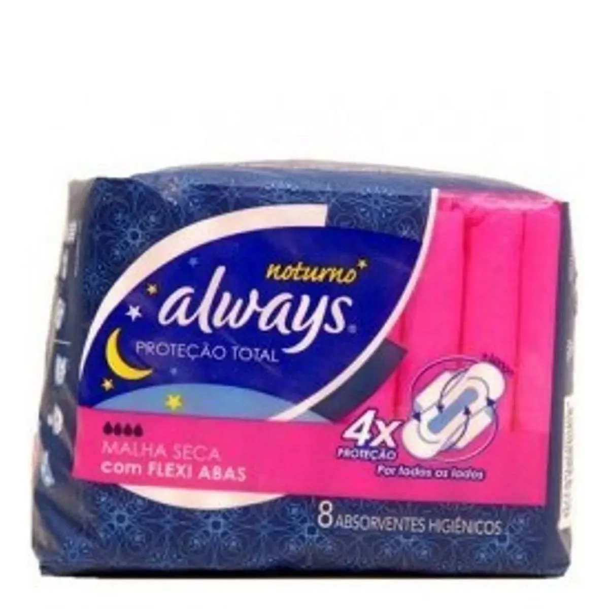 ABSORVENTE ALWAYS NOTURNO SECA COM ABAS LEVE 16 PAGUE 14