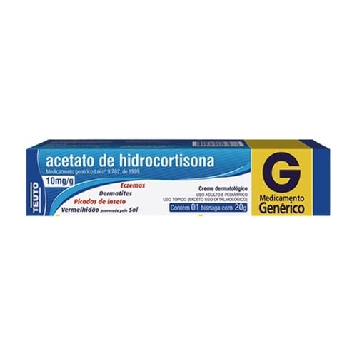 Thumbnail de ACETATO DE HIDROCORTISONA 10MG/G CREME DERMATOLOGICO 15G TEUTO