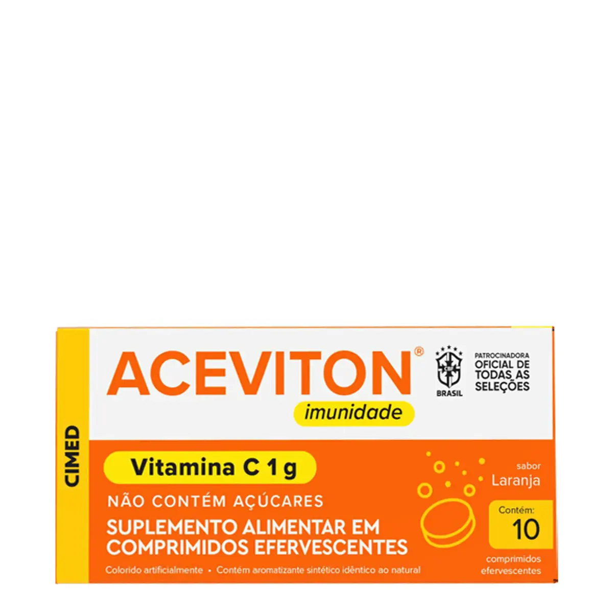 ACEVITON (VITAMINA C) 1G COM 10 COMPRIMIDOS EFERVESCENTES CIMED