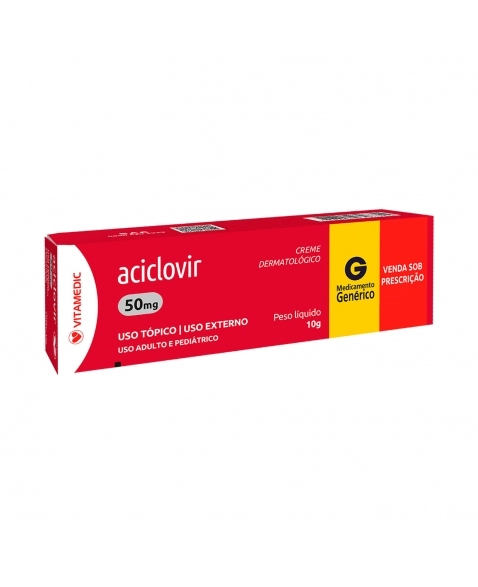 ACICLOVIR 50MG/G CREME 10G VITAMEDIC