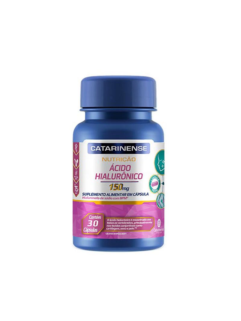 ACIDO HIALURONICO 150MG COM 30 CAPSULAS CATARINENSE