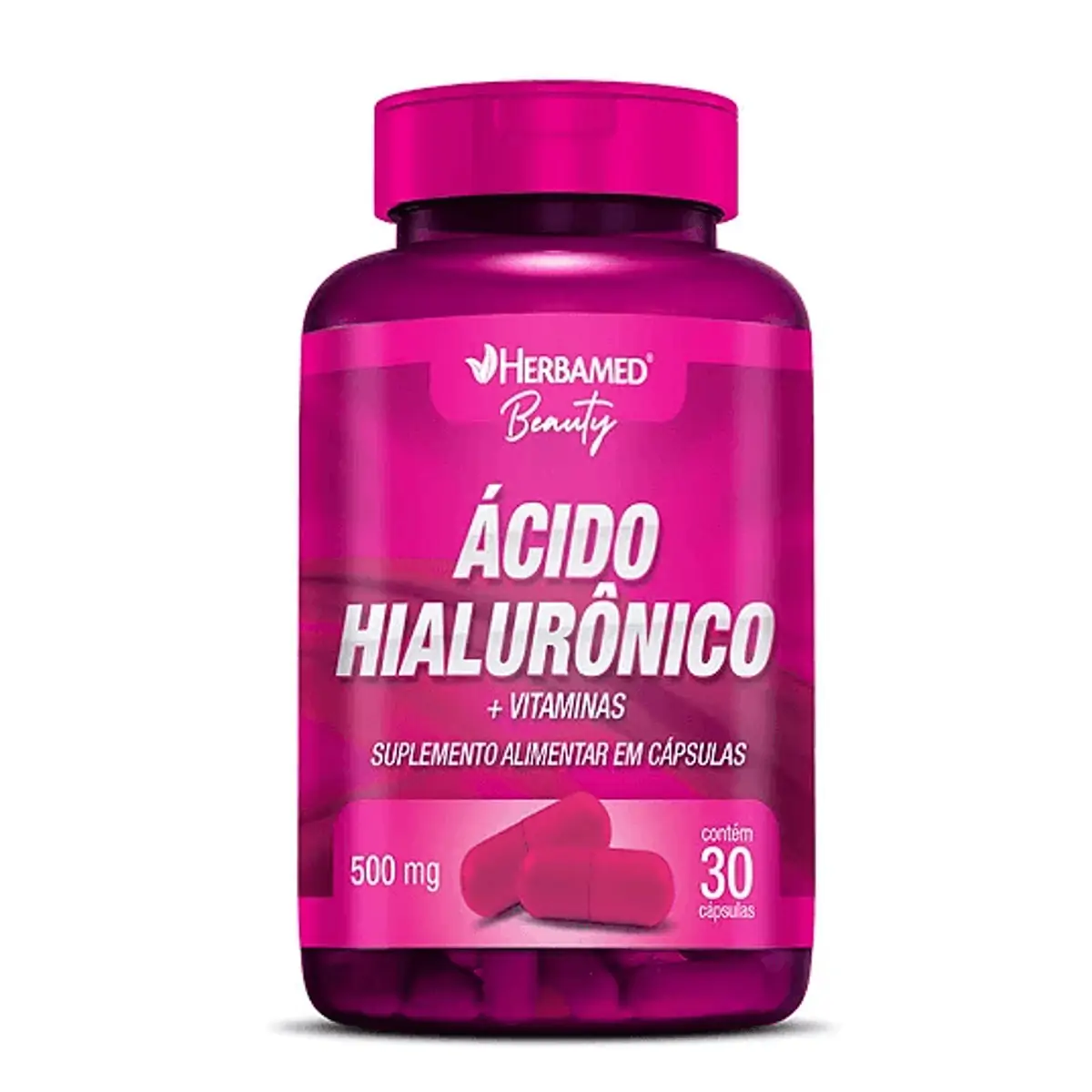 Thumbnail de ACIDO HIALURONICO 150MG + VITAMINAS COM 30 CAPSULAS HERBAMED