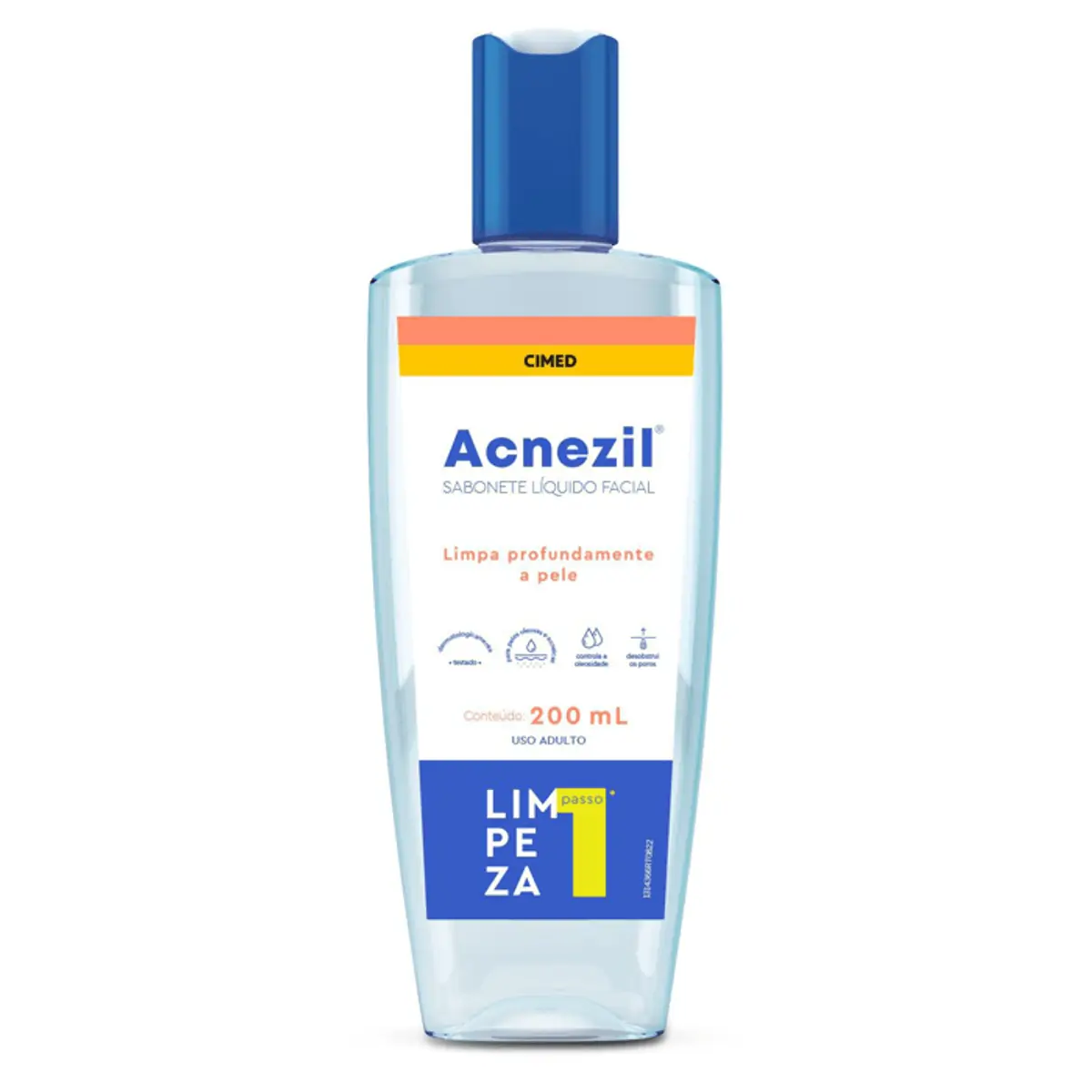 ACNEZIL SABONETE LIQUIDO FACIAL 200ML CIMED