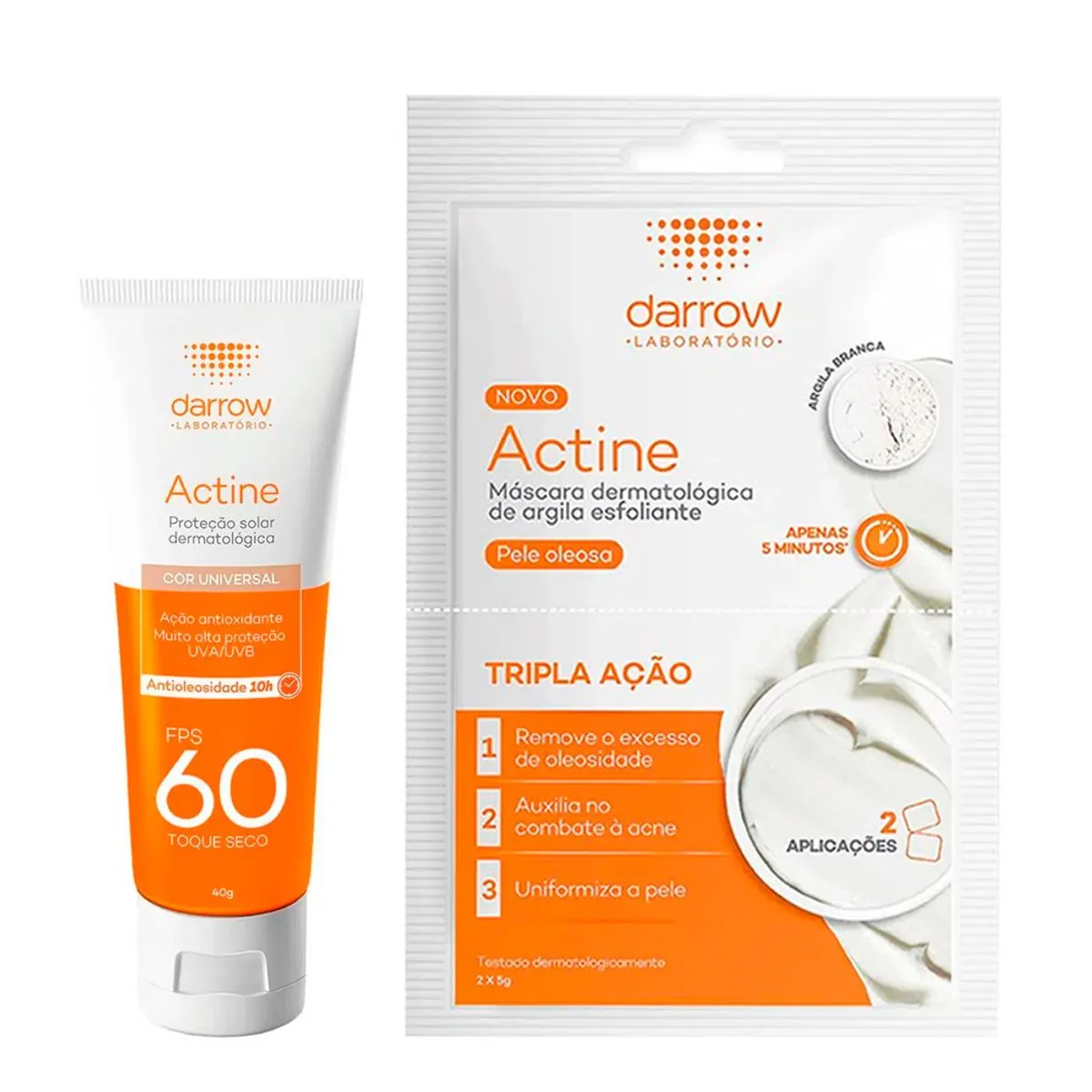 ACTINE PROTETOR SOLAR FPS60 COM COR 40G DARROW