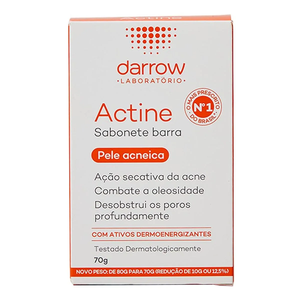 ACTINE SABONETE EM BARRA 70G DARROW