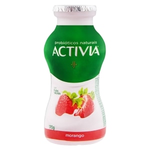 ACTIVIA LIQUIDO MORANGO IOGURTE FERMENTADO 170G DANONE