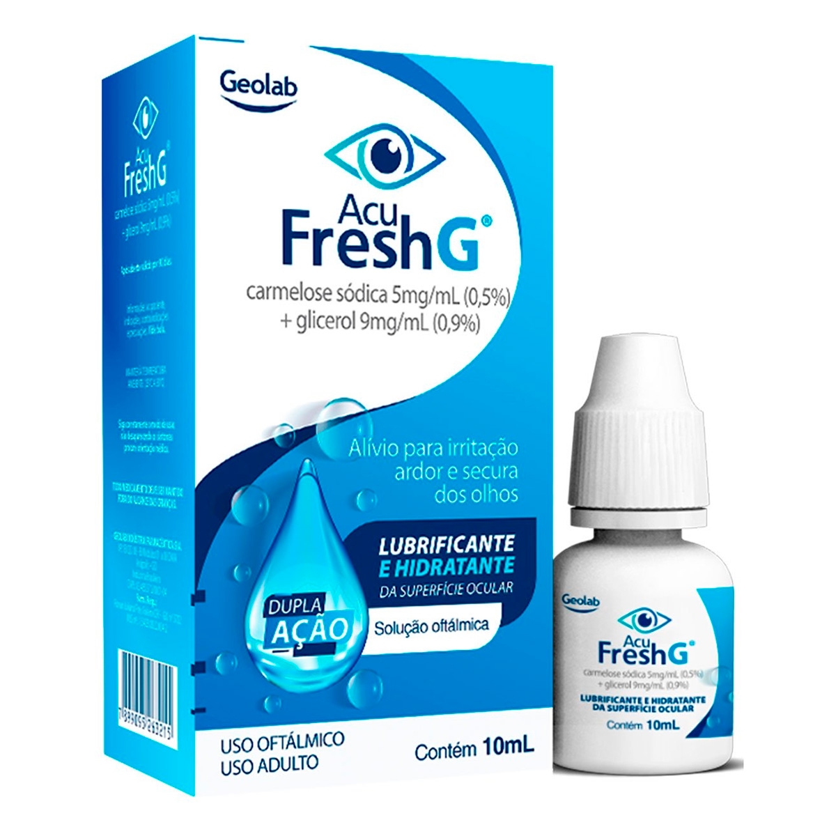 ACU FRESH G 5MG+9MG/ML SOLUCAO OFTALMICA 10ML GEOLAB