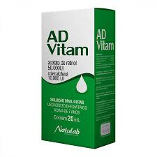 AD-VITAM (50000 + 10000) UI/ML SOLUCAO GOTAS 20ML NATULAB
