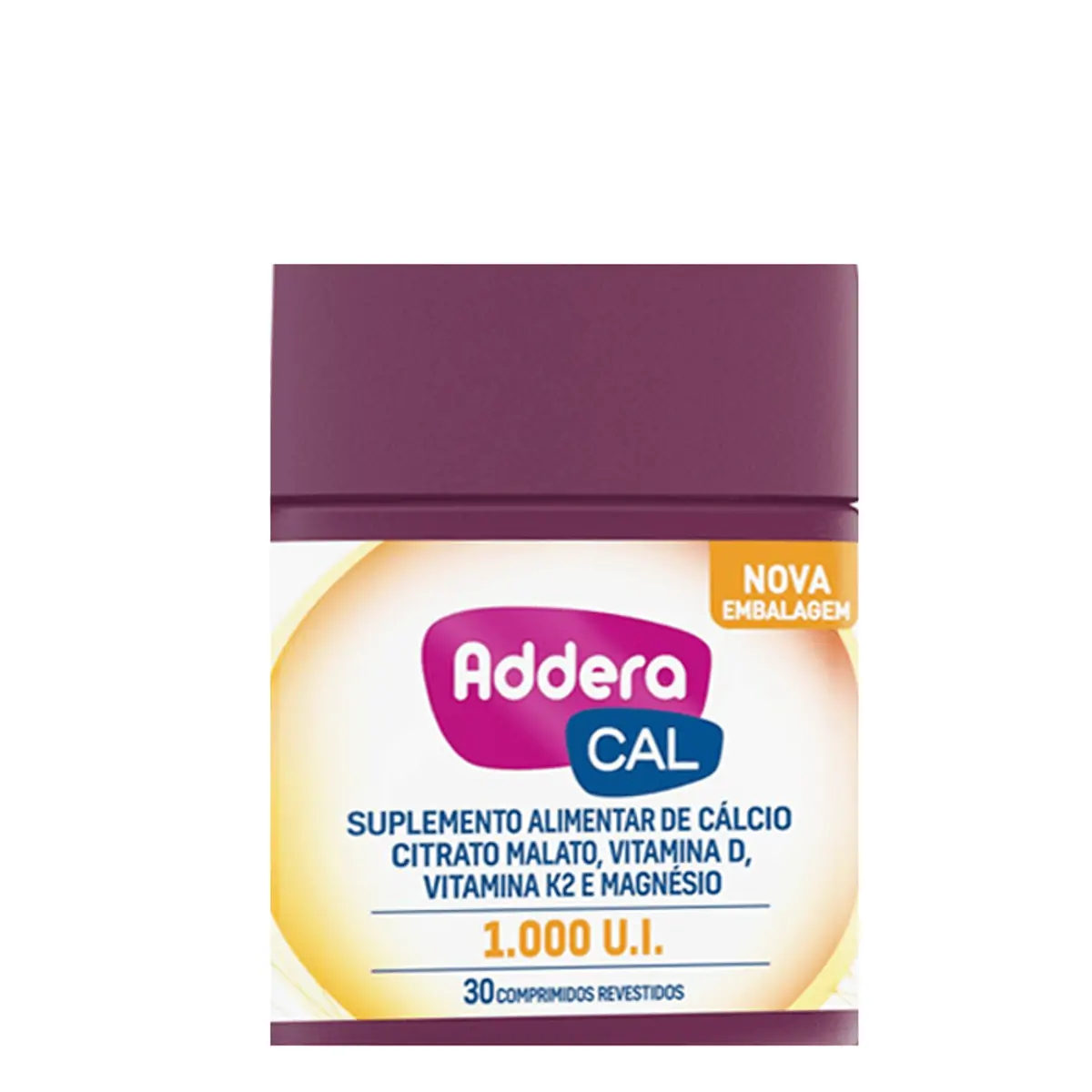 ADDERA CAL 1000UI COM 30 COMPRIMIDOS REVESTIDOS MANTECORP