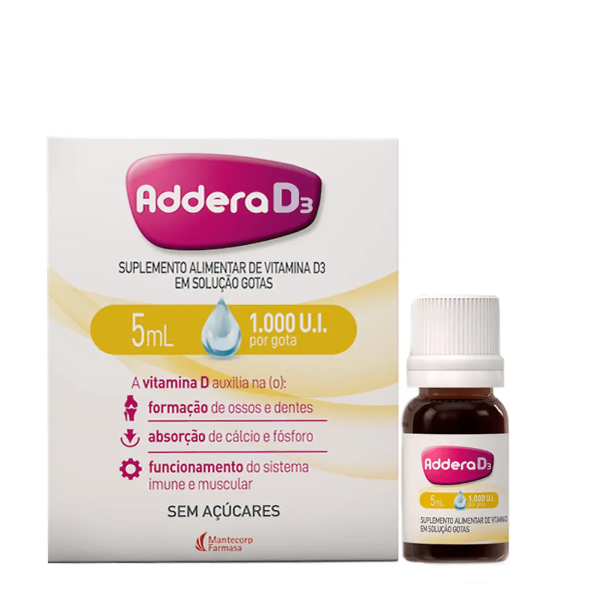 ADDERA D3 1000UI GOTAS 5ML MANTECORP