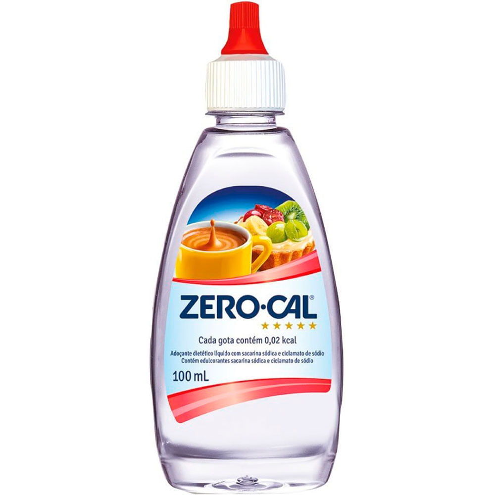 ADOCANTE LIQUIDO SACARINA ZERO CAL 100ML