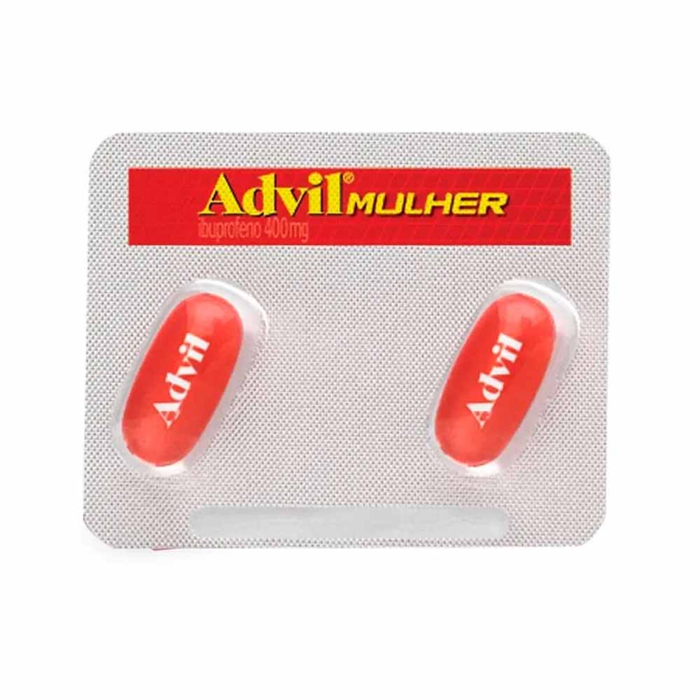 ADVIL MULHER COM 2 CAPSULAS HALEON
