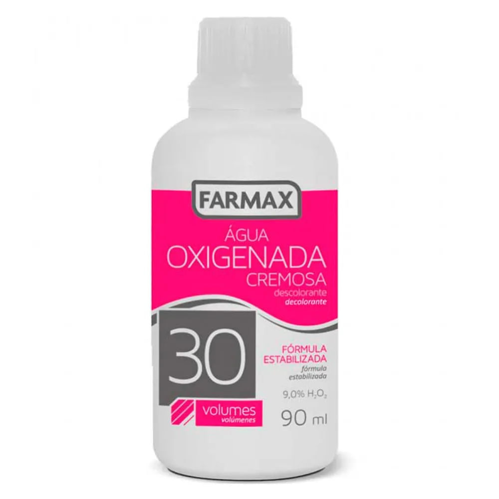 AGUA OXIGENADA CREMOSA 30 VOLUMES 90ML FARMAX