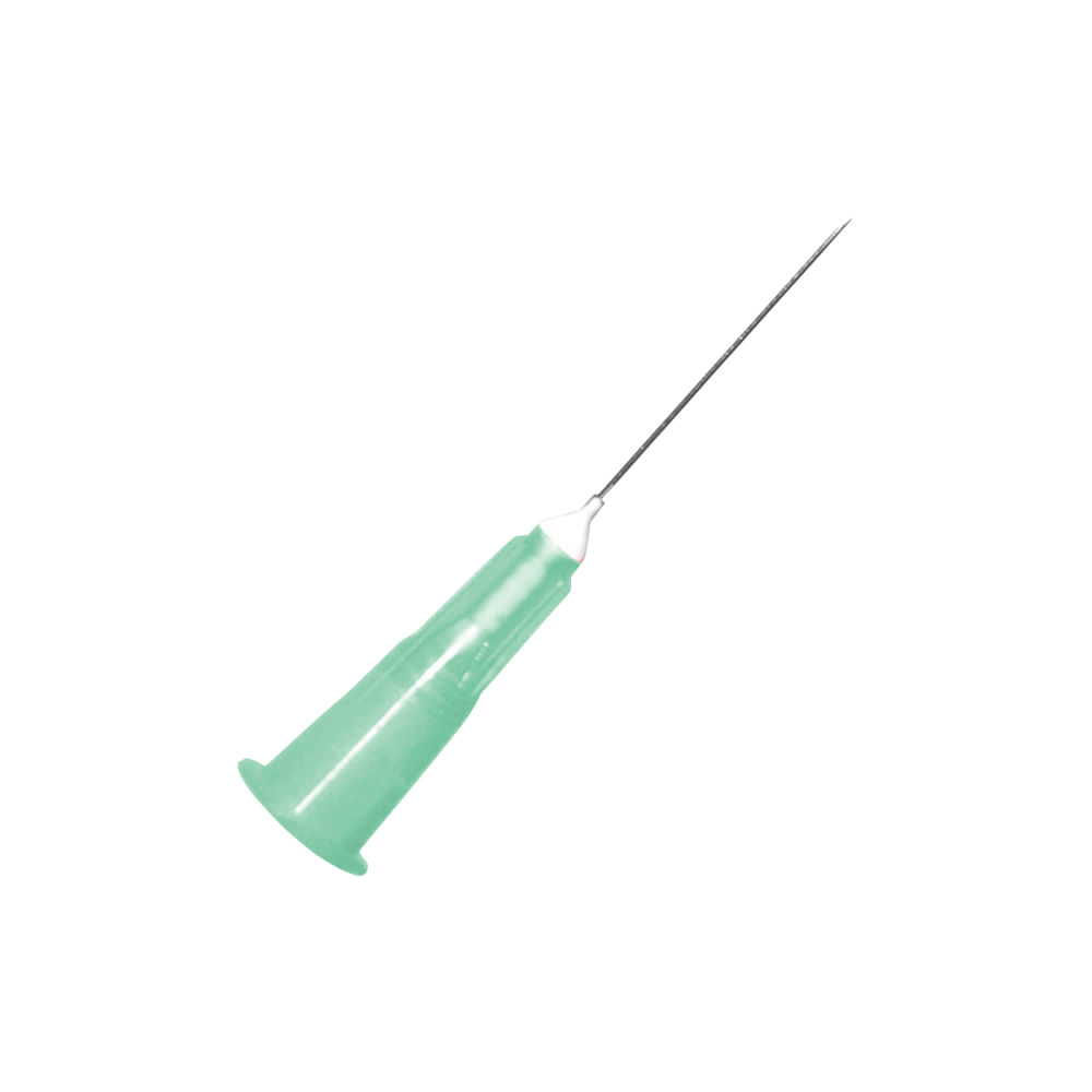 AGULHA HIPODERMICA ESTERIL 0,8X30 21G COM 100 UNIDADES