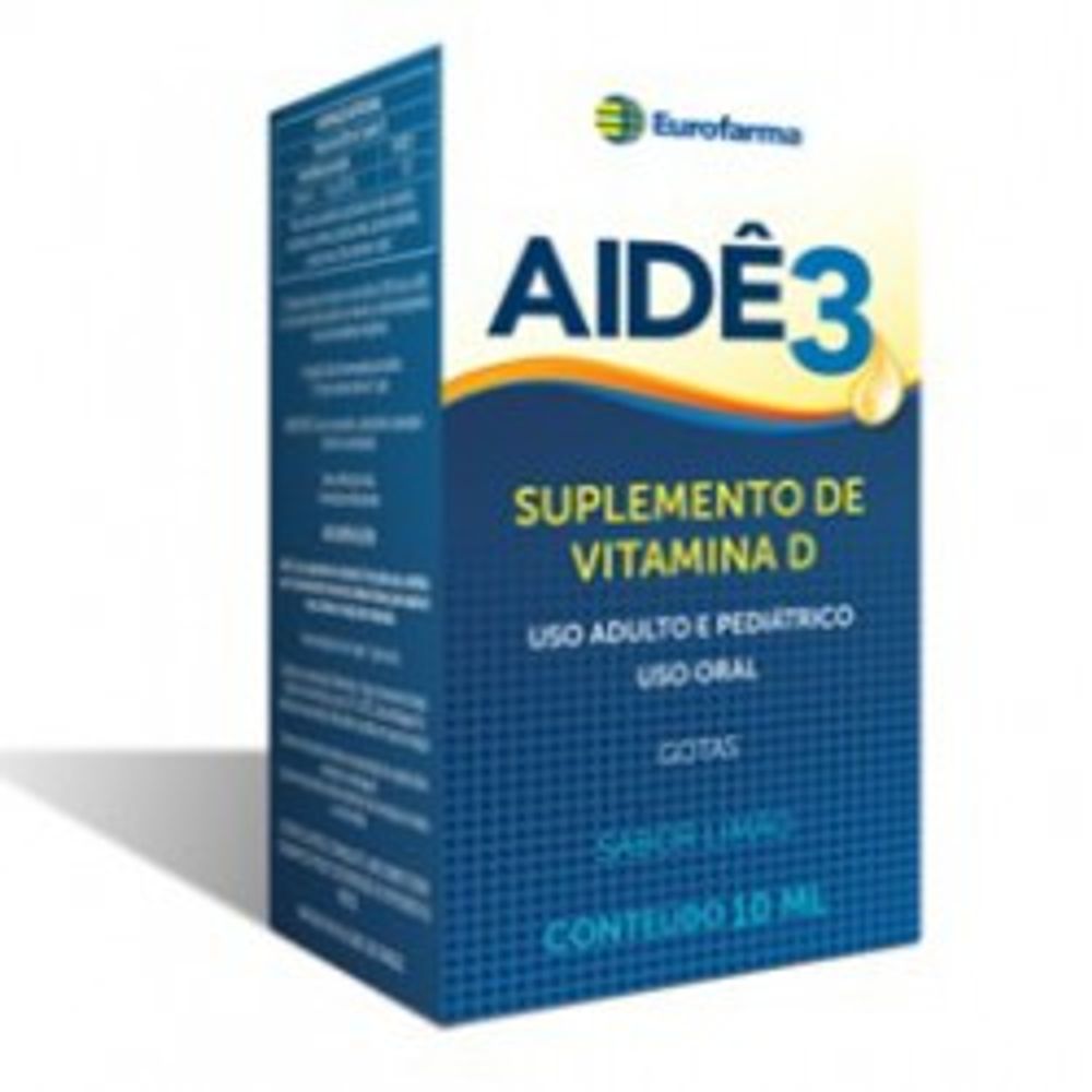 AIDE 3 200UI SOLUCAO ORAL 10ML EUROFARMA