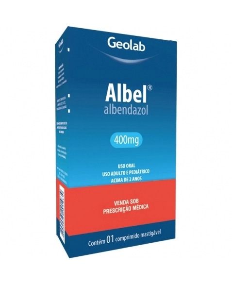 Thumbnail de ALBEL 400MG COM 1 COMPRIMIDO GEOLAB