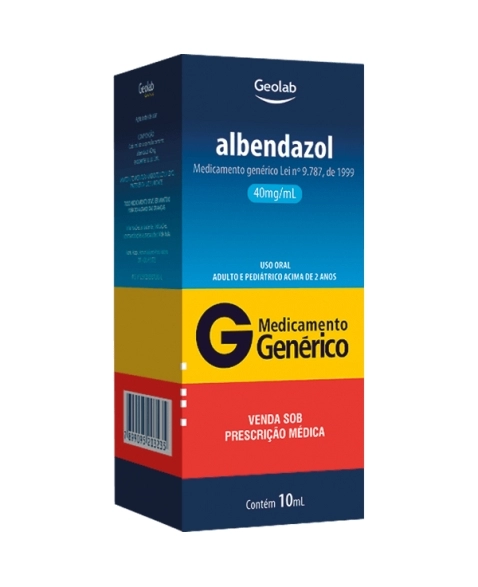 ALBENDAZOL 200MG/5ML SUSPENSAO 10ML GEOLAB