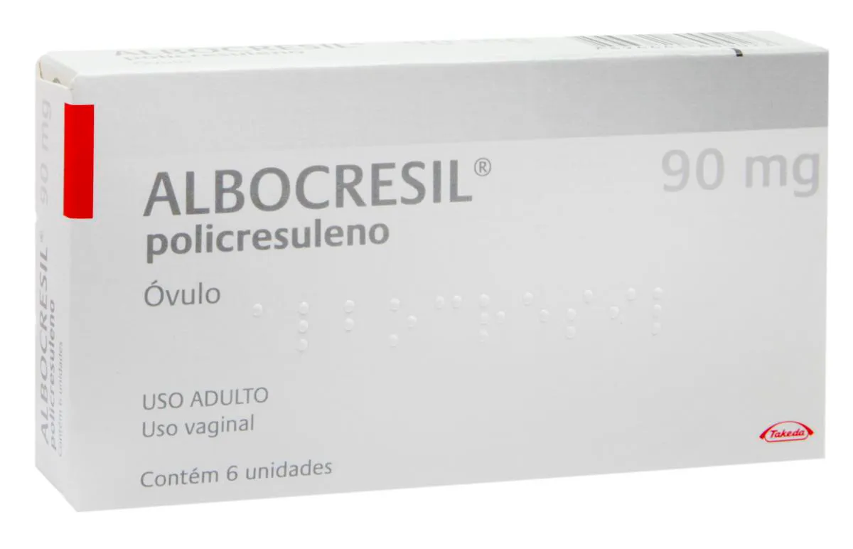 Thumbnail de ALBOCRESIL OVULOS 90MG COM 6 UNIDADES COSMED