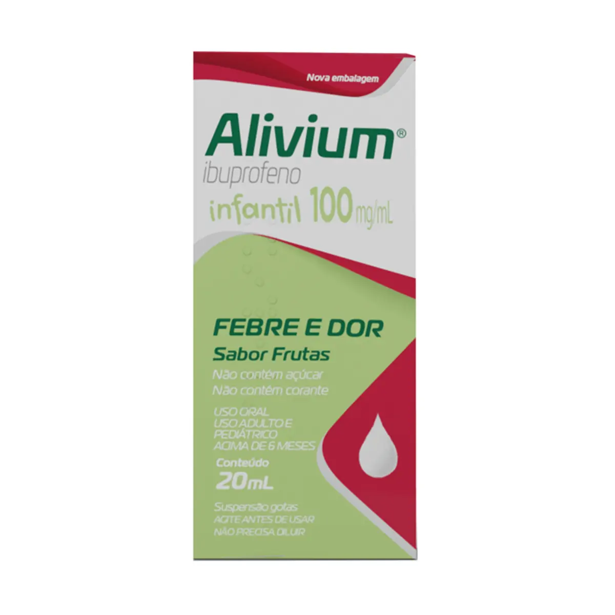 Thumbnail de ALIVIUM 100MG SUSPENSAO ORAL GOTAS 20ML MANTECORP