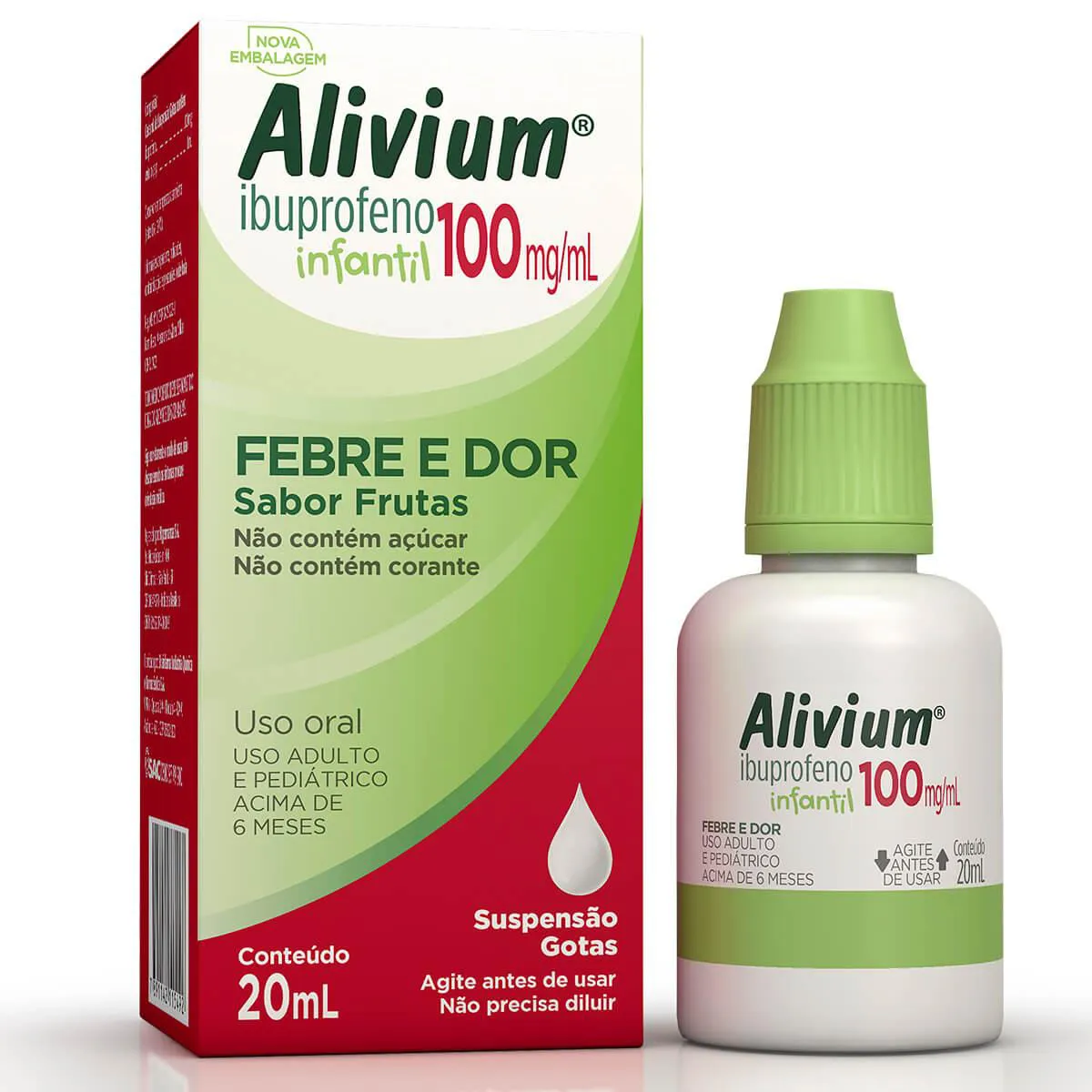 ALIVIUM 100MG SUSPENSAO ORAL GOTAS 20ML MANTECORP