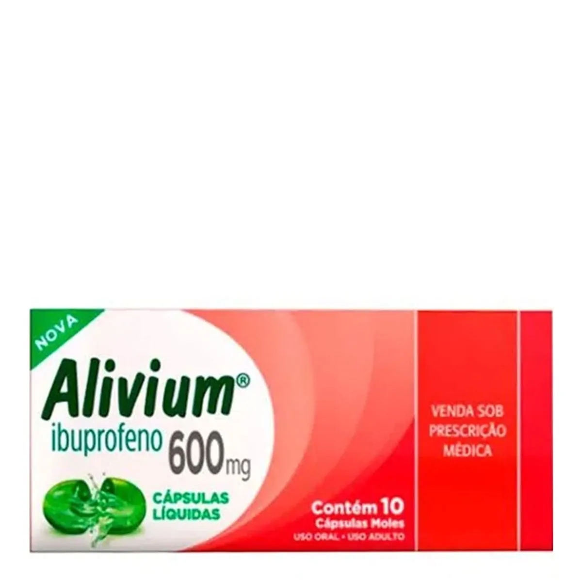ALIVIUM 600MG COM 10 CAPSULAS MANTECORP
