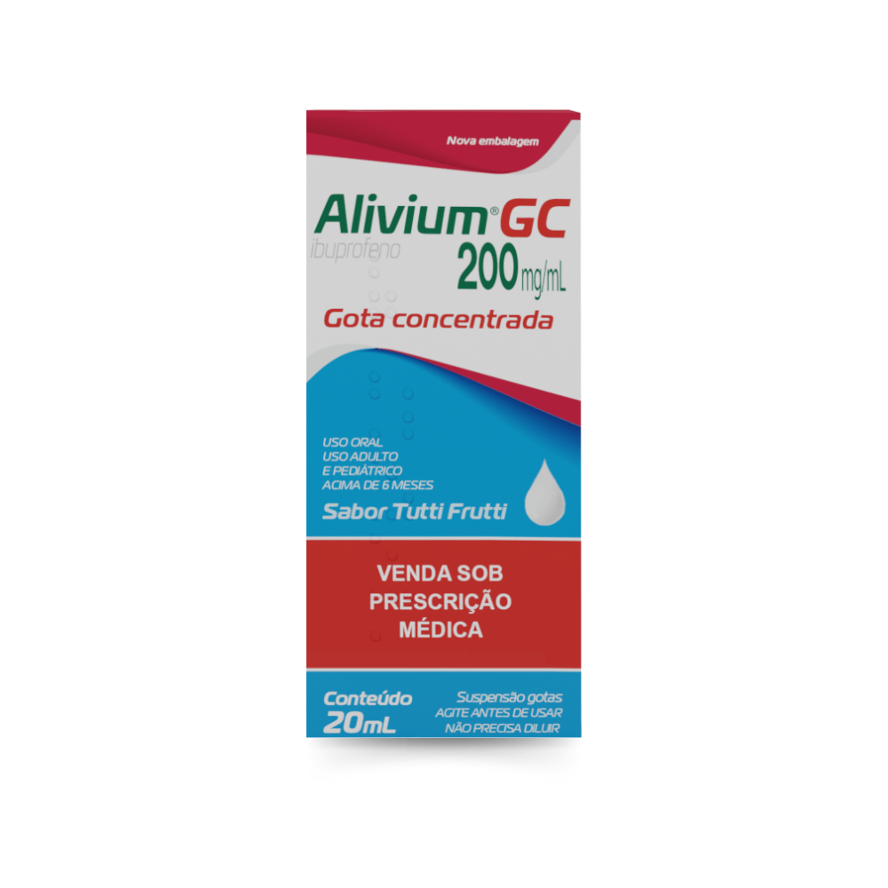 ALIVIUM GC SUSPENSAO GOTAS 200MG/ML 20ML MANTECORP