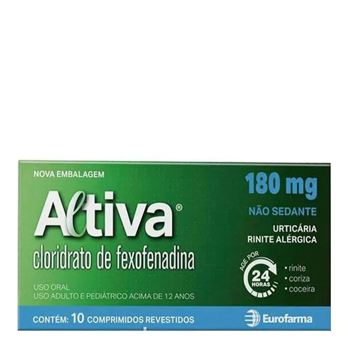 ALTIVA 180MG COM 10 COMPRIMIDOS EUROFARMA