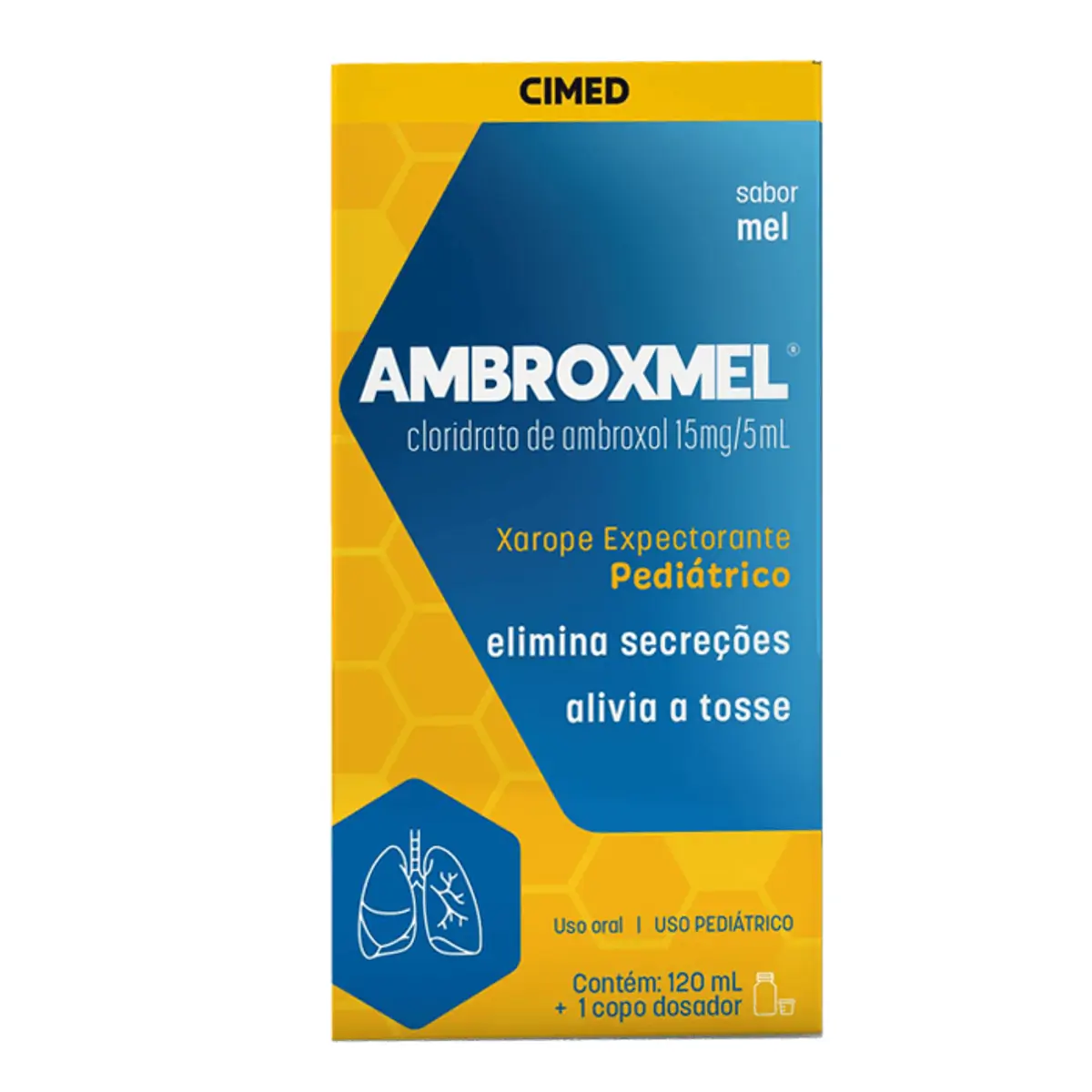 Thumbnail de AMBROXMEL PEDIATRICO 3MG/ML XAROPE 120ML MEL CIMED