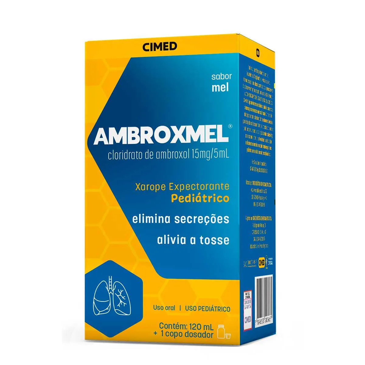 AMBROXMEL PEDIATRICO 3MG/ML XAROPE 120ML MEL CIMED
