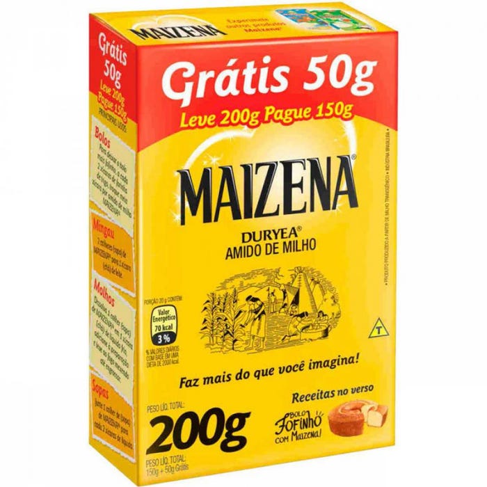AMIDO DE MILHO MAIZENA 200G