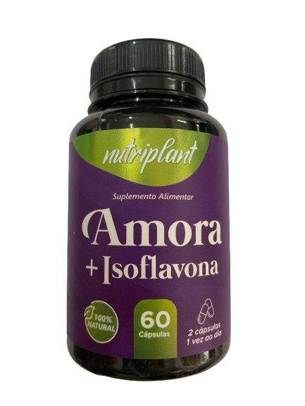 AMORA COM ISOFLAVONA 60 CAPSULAS NUTRIPLANT