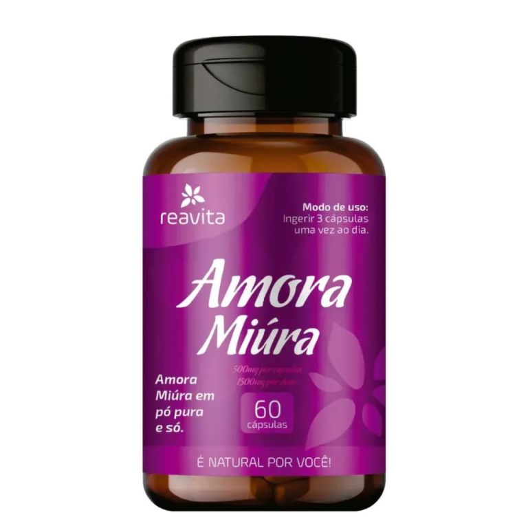 AMORA MIURA 500MG COM 60 CAPSULAS REATIVA