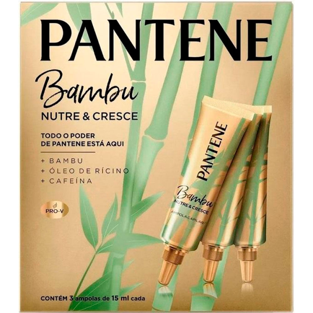 AMPOLA PANTENE NUTRICAO COM 3 UNIDADES 15ML