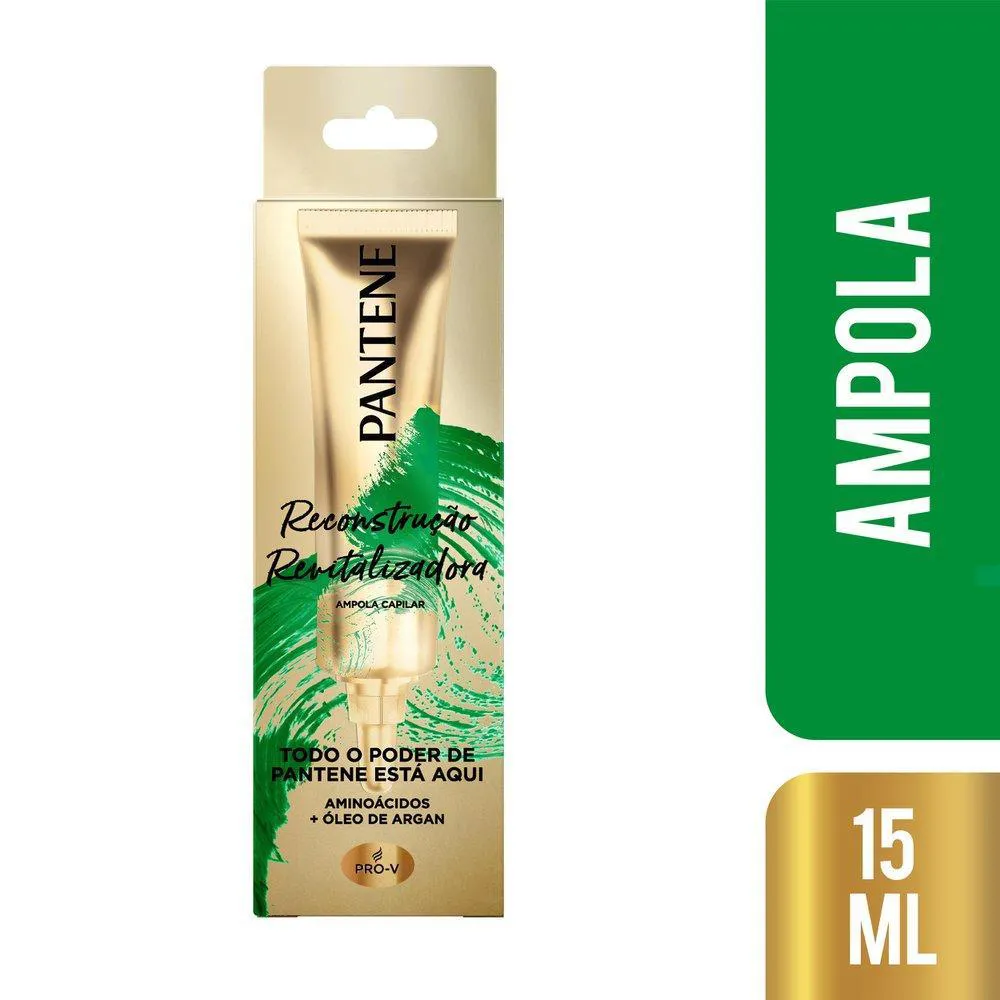 AMPOLA PANTENE RESTAURACAO COM 1 UNIDADE 15ML