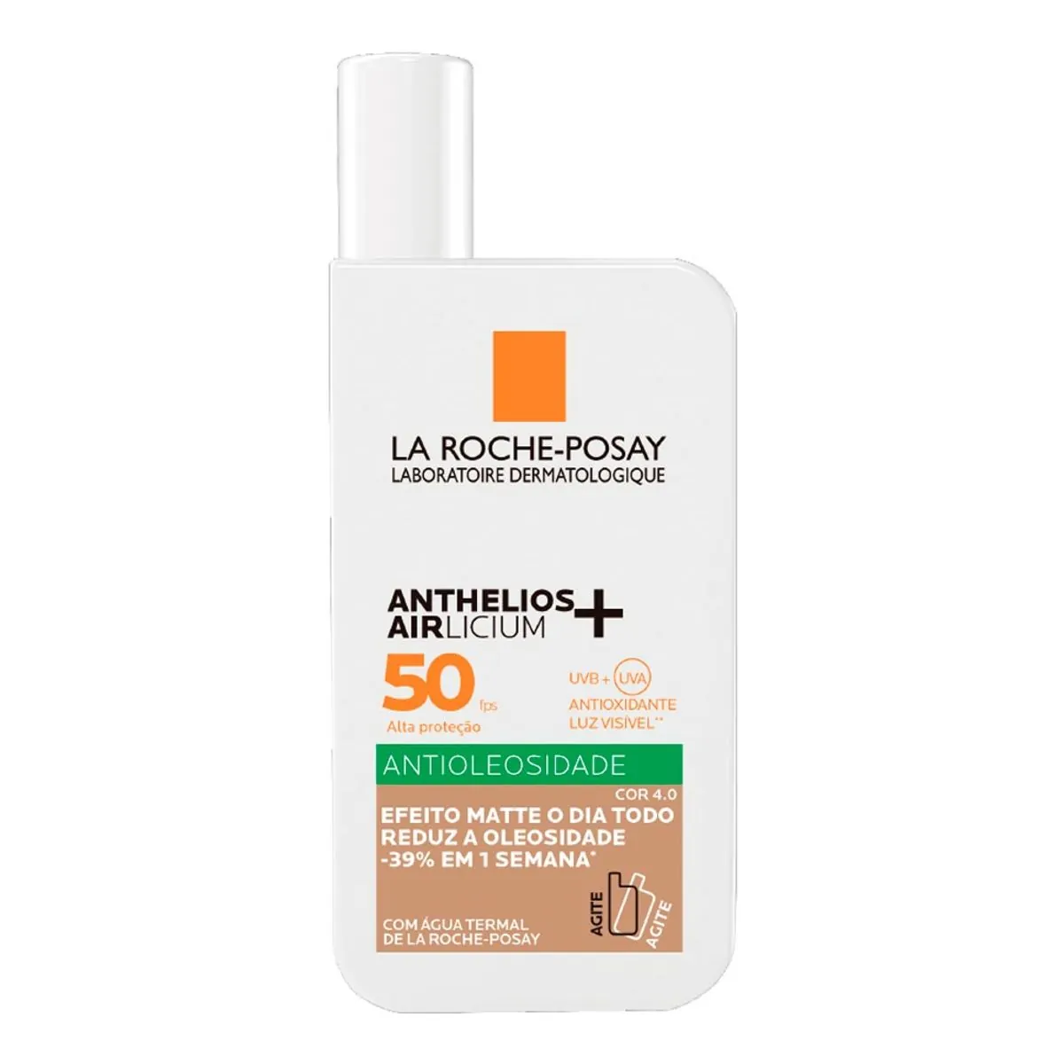 ANTHELIOS LA ROCHE POSAY AIRLICIUM FLUIDO FPS50 COM COR 4.0 40ML