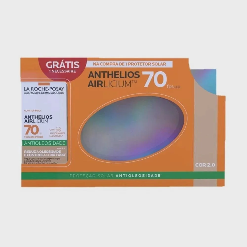 ANTHELIOS LA ROCHE POSAY AIRLICIUM FPS70 2.0 40G COM NECESSAIRE