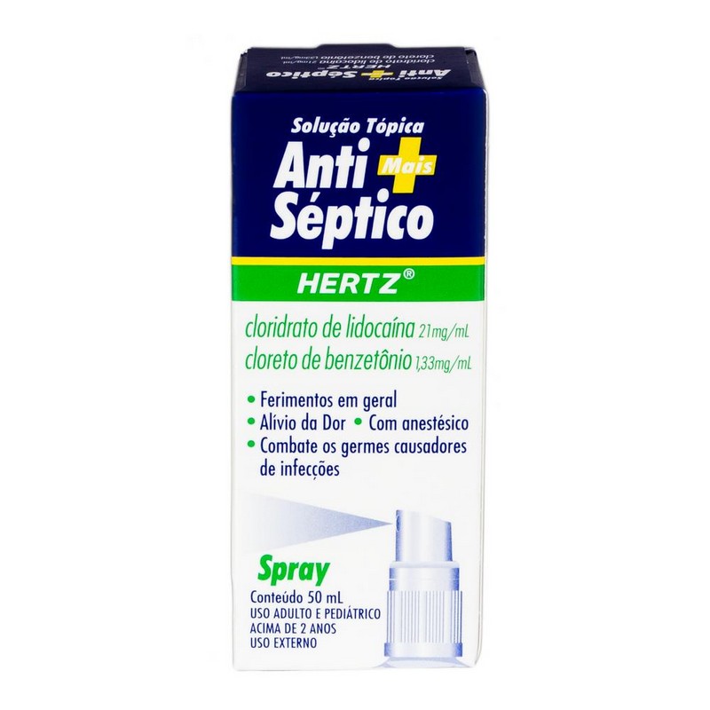 ANTIMAIS SEPTICO 21MG+1,33MG/ML SPRAY 50G HERTZ