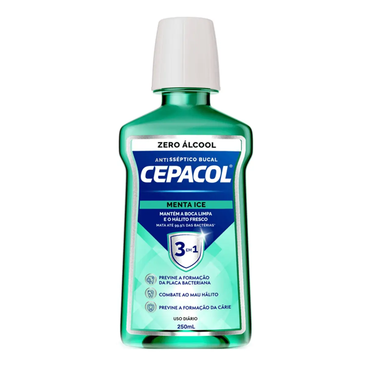 ANTISSEPTICO BUCAL CEPACOL MENTA ICE ZERO ALCOOL 250ML
