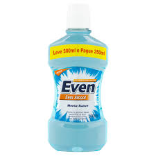 ANTISSEPTICO BUCAL EVEN MENTA SEM ALCOOL 500ML PAGUE 350ML
