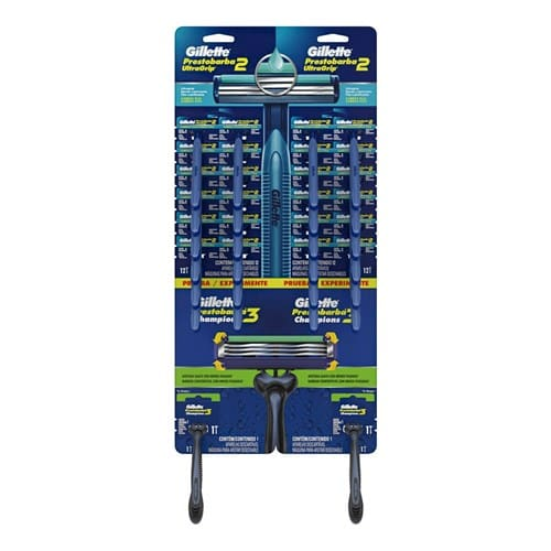 APARELHO DE BARBEAR GILLETTE PRESTOBARBA ULTRAGRIP COM 2 UNIDADES