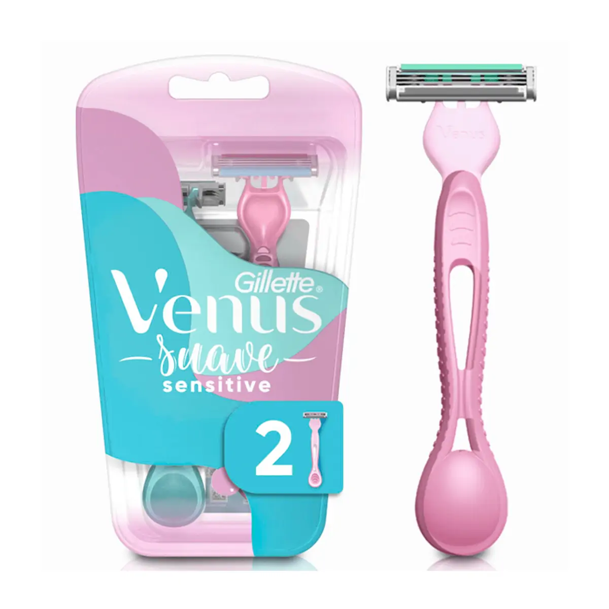 APARELHO DE BARBEAR VENUS SENSITIVE COM 2 UNIDADES