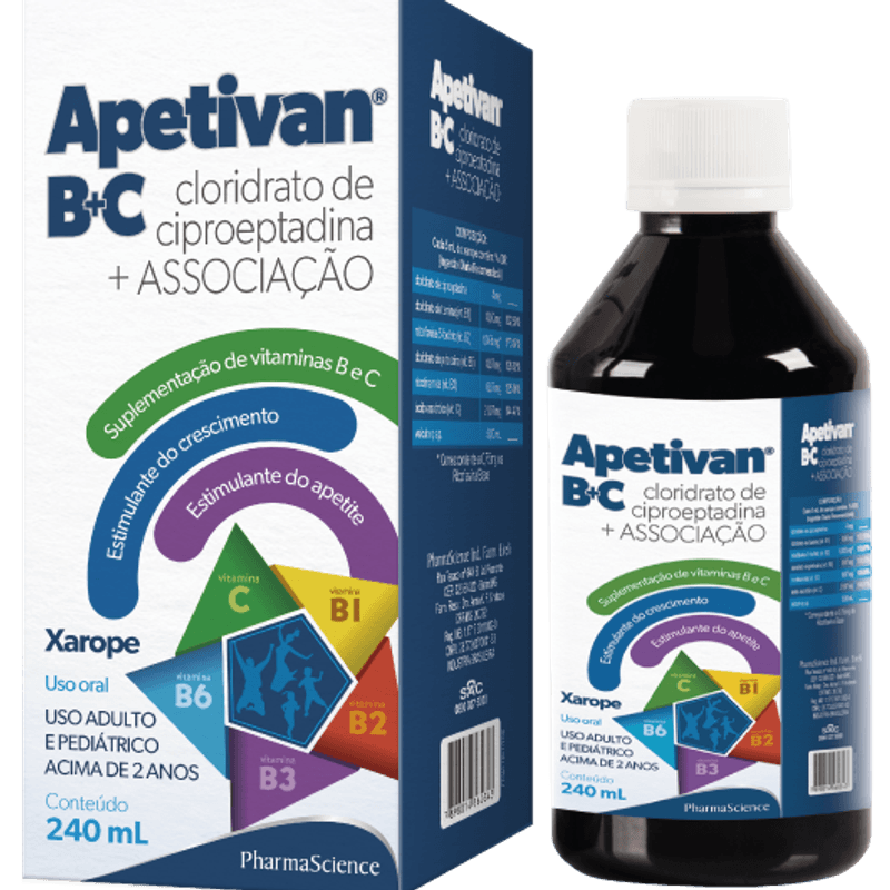 Thumbnail de APETIVAN BC XAROPE 240ML PHARMASCIENCE