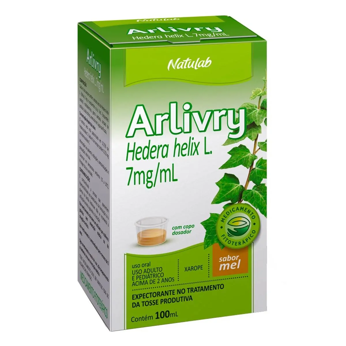 Thumbnail de ARLIVRY 7MG/ML XAROPE 100ML SABOR MEL NATULAB