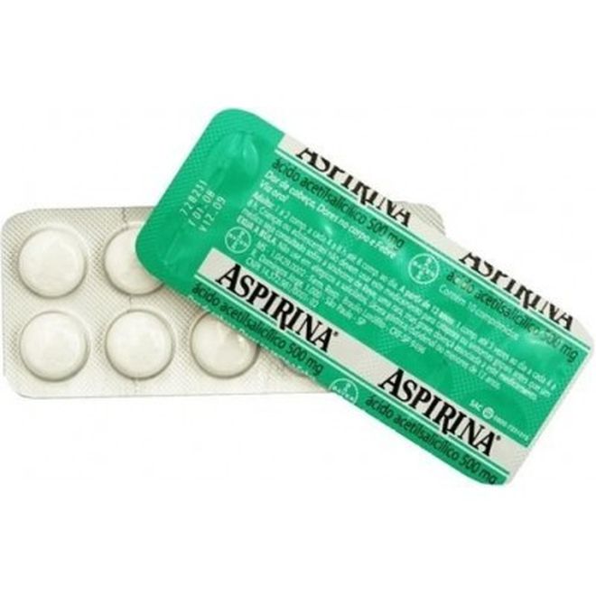 ASPIRINA 500MG COM 100 COMPRIMIDOS BAYER