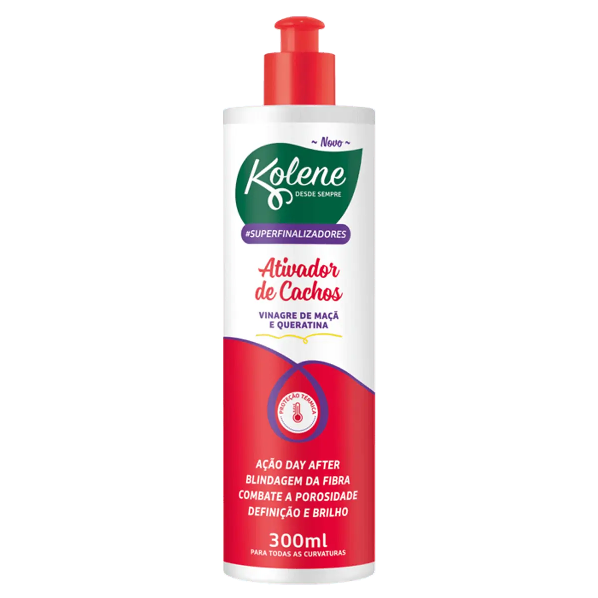 ATIVADOR DE CACHOS KOLENE QUERATINA 300ML