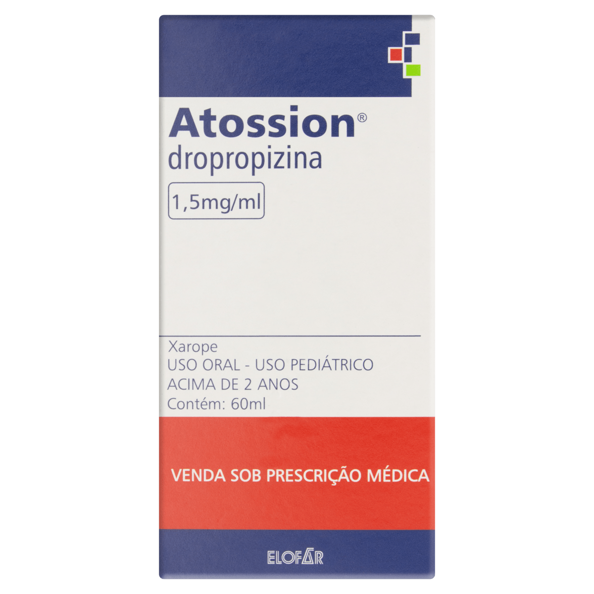 ATOSSION 1,5MG XAROPE 60ML ELOFAR