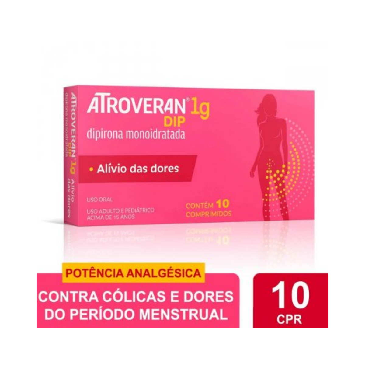 ATROVERAN DIP 1G COM 10 COMPRIMIDOS COSMED