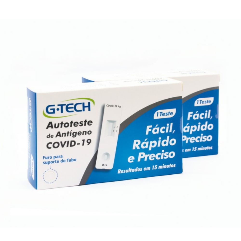 AUTO TESTE DE COVID G-TECH 1 UNIDADE
